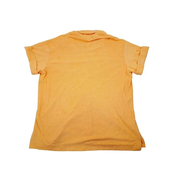 Show Me Your MuMu Women's Parker Button Down Orange Terry Size Small - Picture 5 of 9
